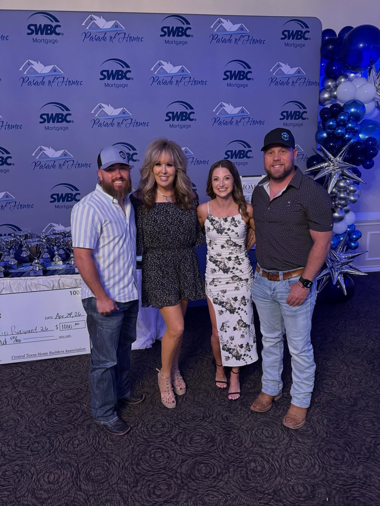 The Legacy Custom Builders team at the Central Texas Home Builders Association Parade of Homes awards